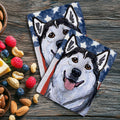 Alaskan Malamute Americana Kitchen Towel Set
