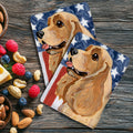 Cocker Spaniel Americana Kitchen Towel Set