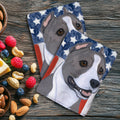 American Staffordshire Terrier Americana Kitchen Towel Set