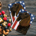 American Water Spaniel Americana Kitchen Towel Set
