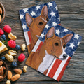 Basenji Americana Kitchen Towel Set