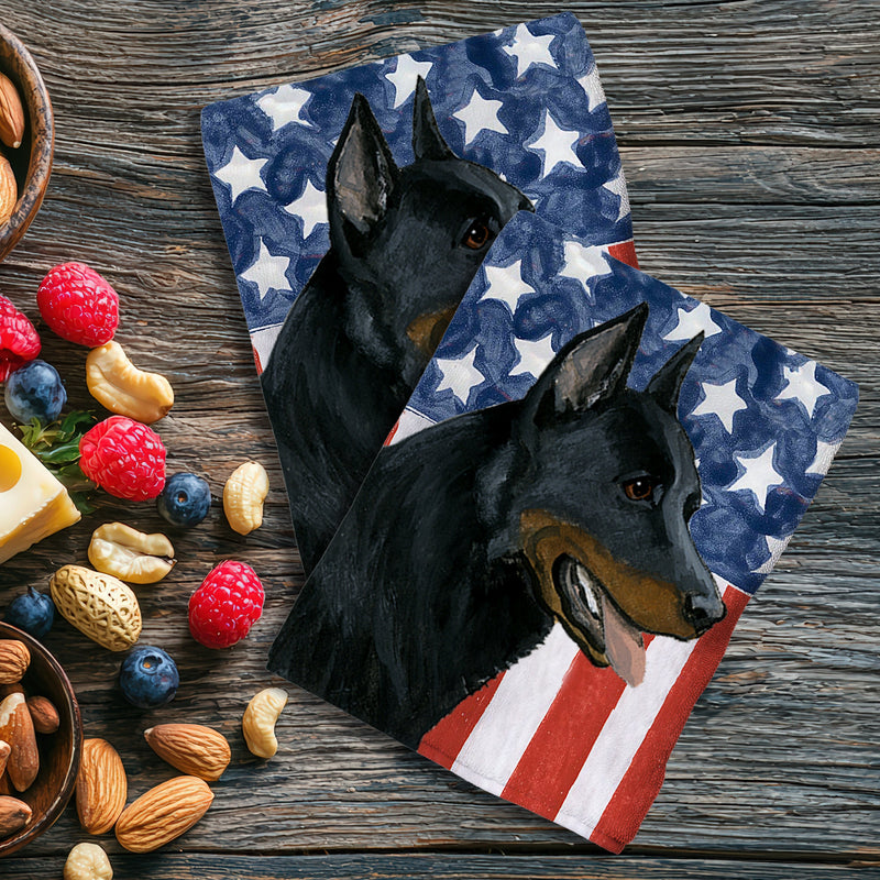 Beauceron Americana Kitchen Towel Set