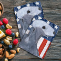 Bedlington Terrier Americana Kitchen Towel Set