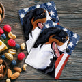 Bernese Mountain Dog Americana Kitchen Towel Set