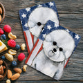Bichon Frise Americana Kitchen Towel Set