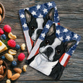 Boston Terrier Americana Kitchen Towel Set