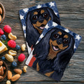 Cavalier King Charles Spaniel Americana Kitchen Towel Set