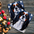 Cavalier King Charles Spaniel Americana Kitchen Towel Set