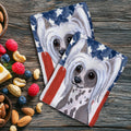 Chinese Crested Americana Kitchen Towel Set