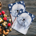 Coton de Tulear Americana Kitchen Towel Set