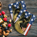 German Shepherd Dog Americana Kitchen Towel Set