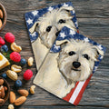 Glen of Imaal Terrier Americana Kitchen Towel Set