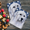 Great Pyrenees Americana Kitchen Towel Set