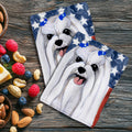 Maltese Americana Kitchen Towel Set