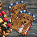 Nova Scotia Duck Tolling Retriever Americana Kitchen Towel Set