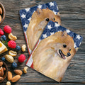 Pomeranian Americana Kitchen Towel Set