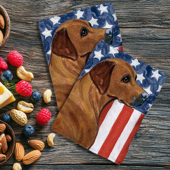 Rhodesian Ridgeback Americana Kitchen Towel Set | AKC Shop