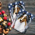 Shetland Sheepdog Americana Kitchen Towel Set