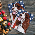English Springer Spaniel Americana Kitchen Towel Set