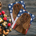 Sussex Spaniel Americana Kitchen Towel Set