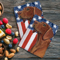 Vizsla Americana Kitchen Towel Set