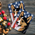 Pembroke Welsh Corgi Americana Kitchen Towel Set