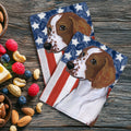 Welsh Springer Spaniel Americana Kitchen Towel Set