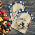 Soft Coated Wheaten Terrier Americana Kitchen Towel Set