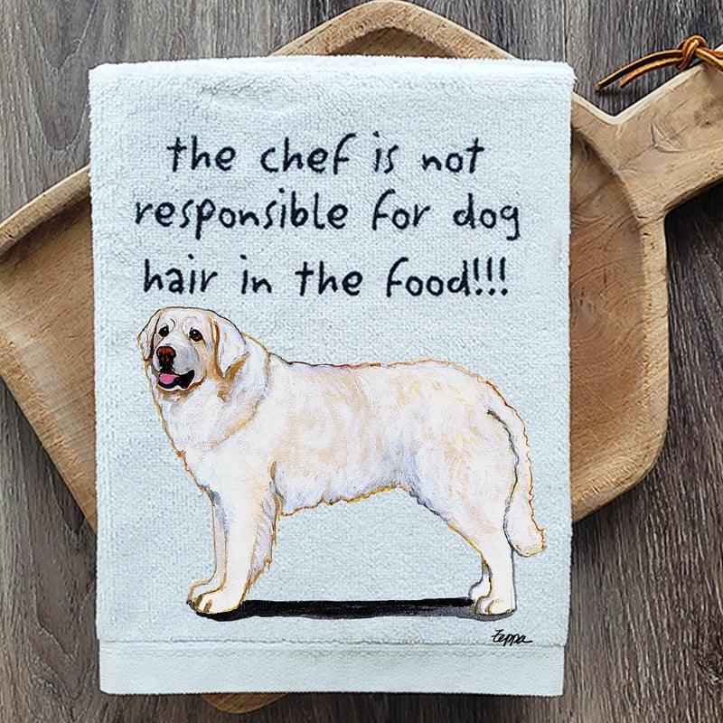 Kuvasz Dish Towel