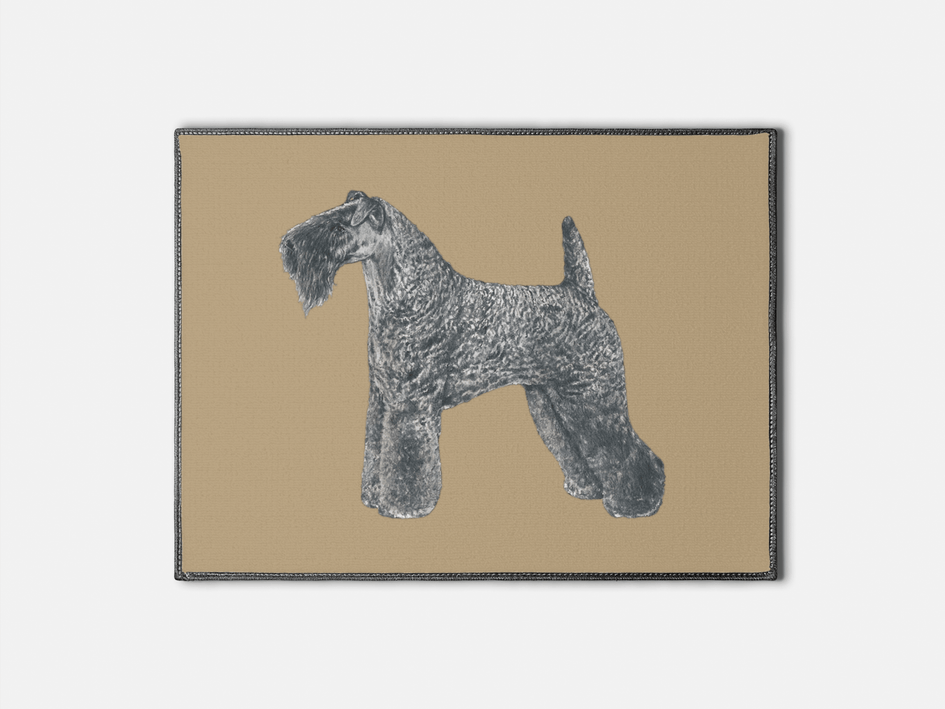 Kerry Blue Terrier Doormat