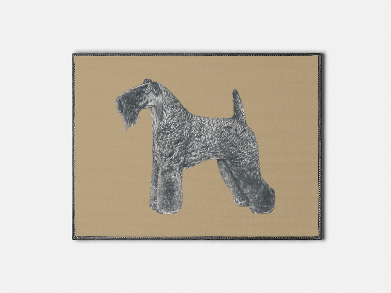 Kerry Blue Terrier Doormat