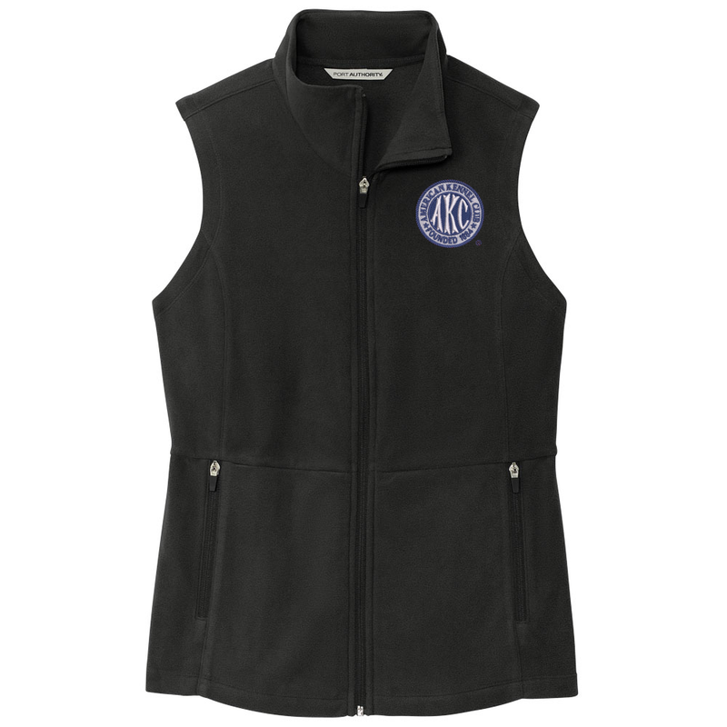 AKC Seal Embroidered Women's Fleece Vest