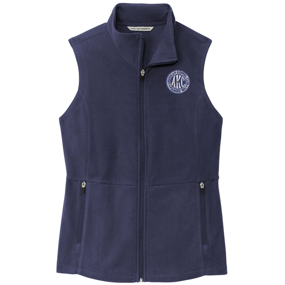 AKC Seal Embroidered Women's Fleece Vest