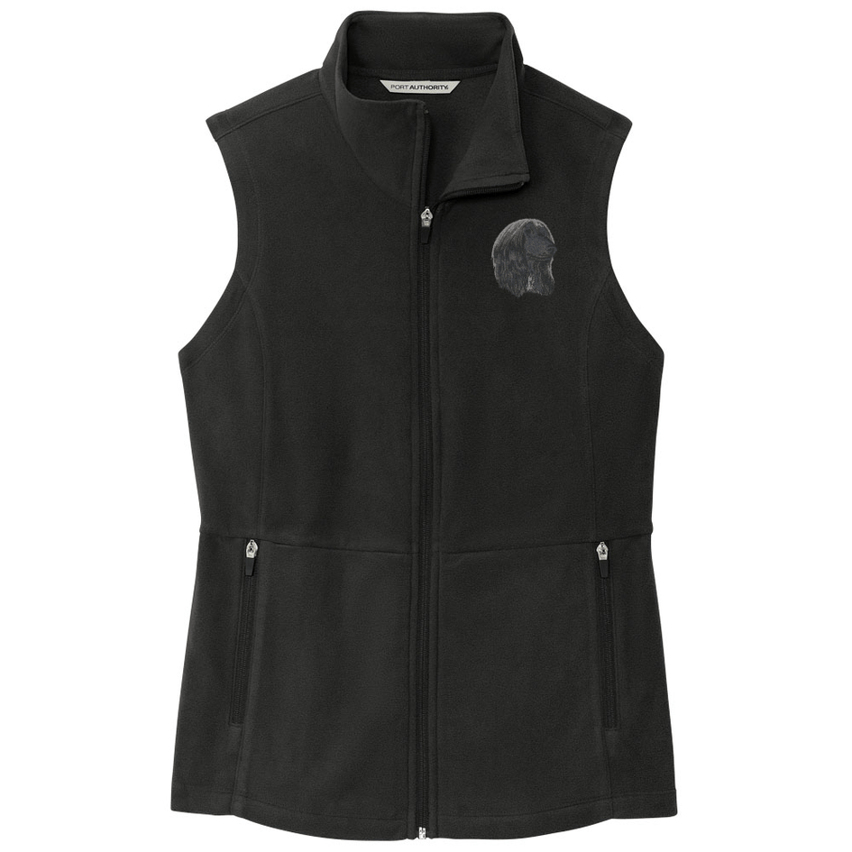 Afghan Hound Embroidered Women's Fleece Vest
