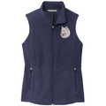 American Eskimo Dog Embroidered Women's Fleece Vest