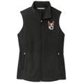 Australian Cattle Dog Embroidered Women's Fleece Vest