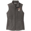 Australian Cattle Dog Embroidered Women's Fleece Vest