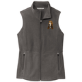 Basset Hound Embroidered Women's Fleece Vest
