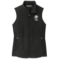 Bearded Collie Embroidered Women's Fleece Vest