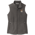 Biewer Terrier Embroidered Women's Fleece Vest