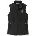 Boston Terrier Embroidered Women's Fleece Vest