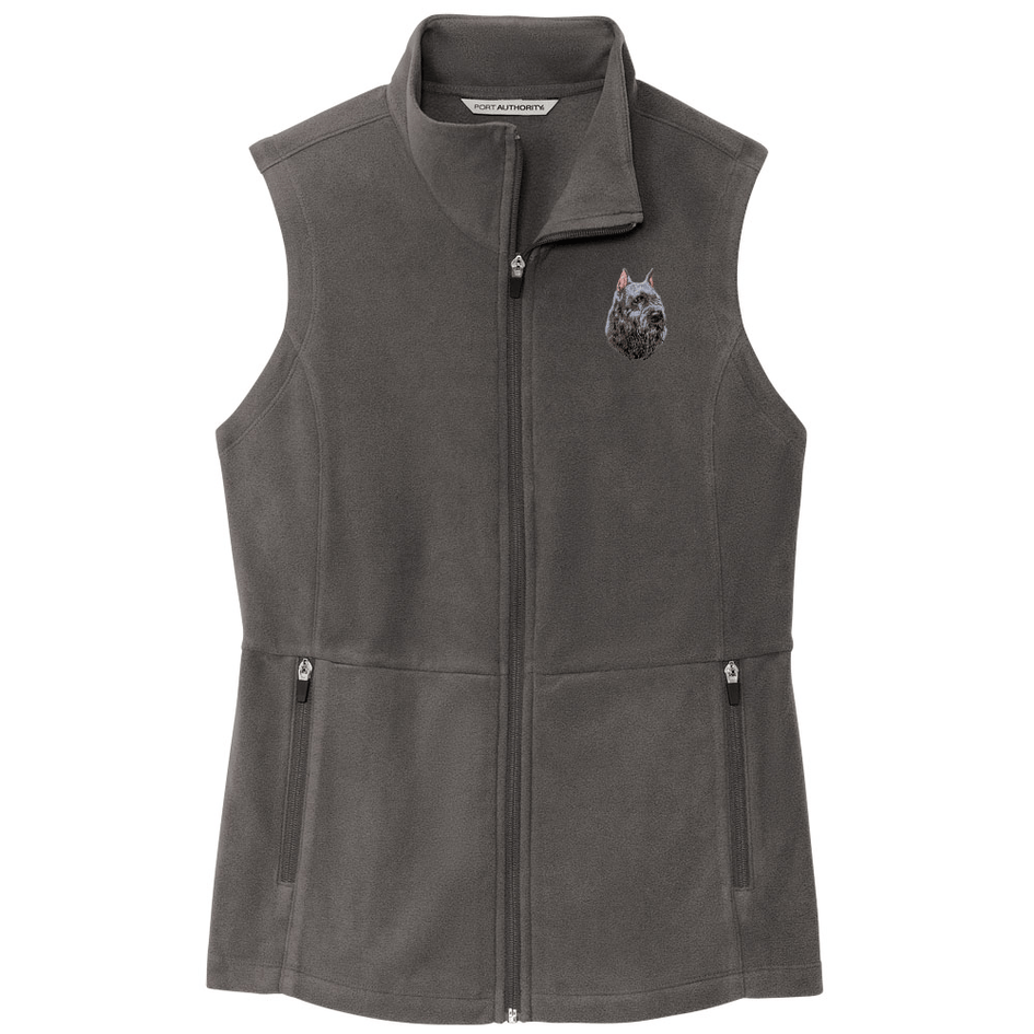Bouvier des Flandres Embroidered Women's Fleece Vest