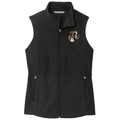 Boxer Embroidered Women's Fleece Vest