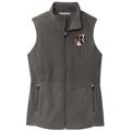 Boxer Embroidered Women's Fleece Vest