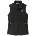 Briard Embroidered Women's Fleece Vest