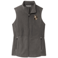 Briard Embroidered Women's Fleece Vest