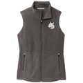 Bull Terrier Embroidered Women's Fleece Vest