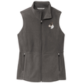 Bull Terrier Embroidered Women's Fleece Vest