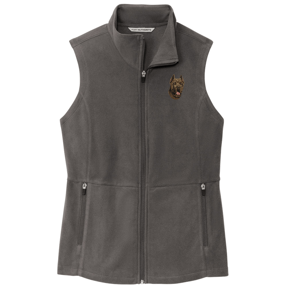 Cane Corso Embroidered Women's Fleece Vest