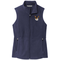 Cardigan Welsh Corgi Embroidered Women's Fleece Vest